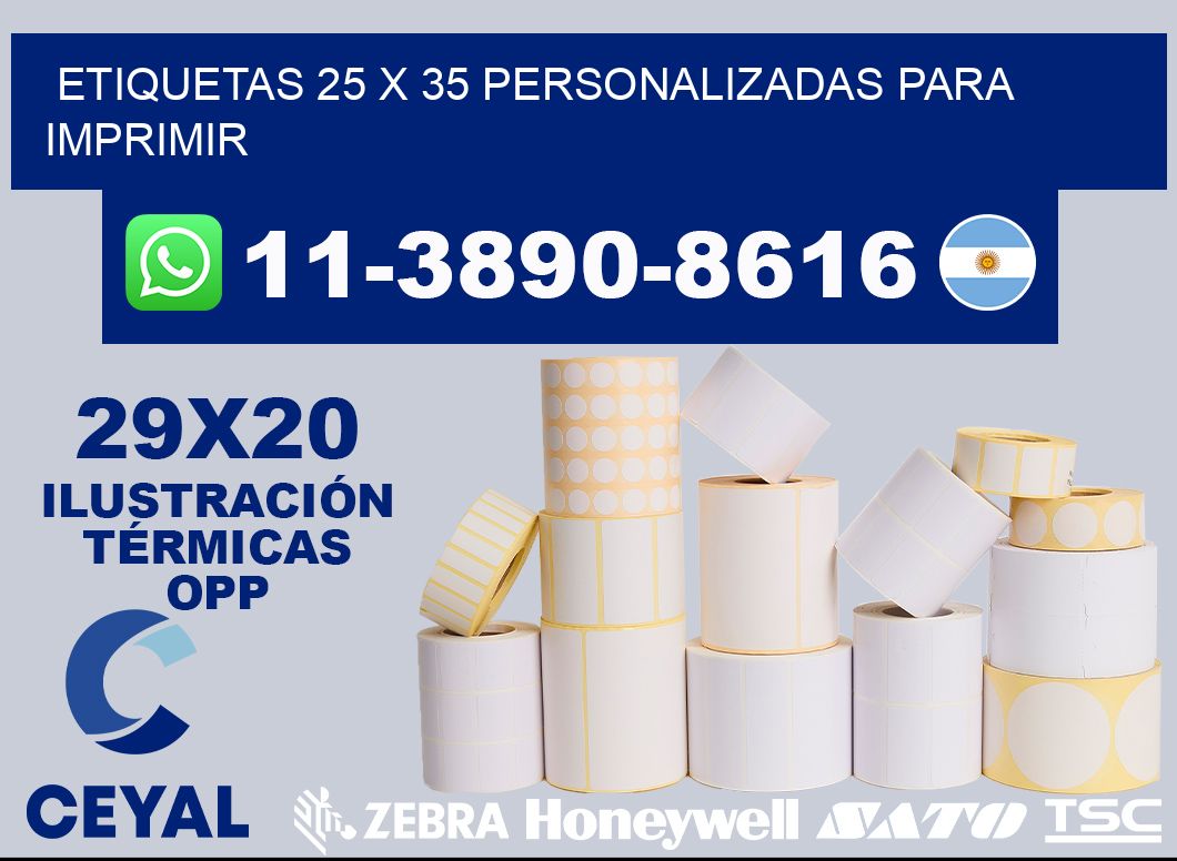 etiquetas 25 x 35 personalizadas para imprimir