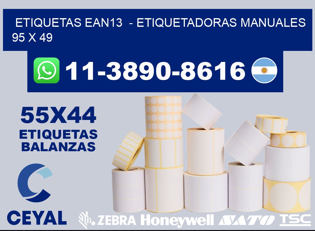 etiquetas ean13  – Etiquetadoras Manuales  95 x 49