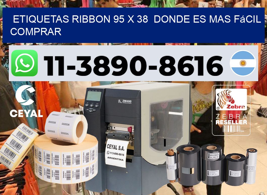 etiquetas ribbon 95 x 38  Donde es mas fácil comprar