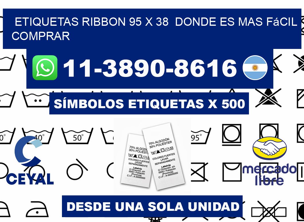etiquetas ribbon 95 x 38  Donde es mas fácil comprar