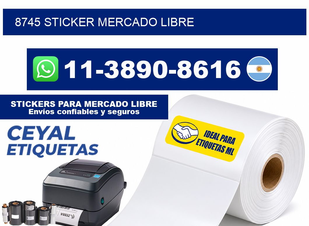 8745 sticker mercado libre