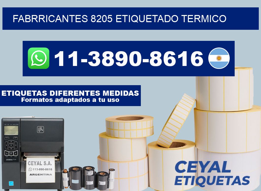 FABRRICANTES 8205 ETIQUETADO TERMICO