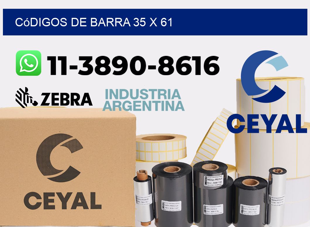 códigos de barra 35 x 61