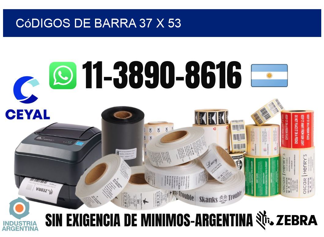 códigos de barra 37 x 53