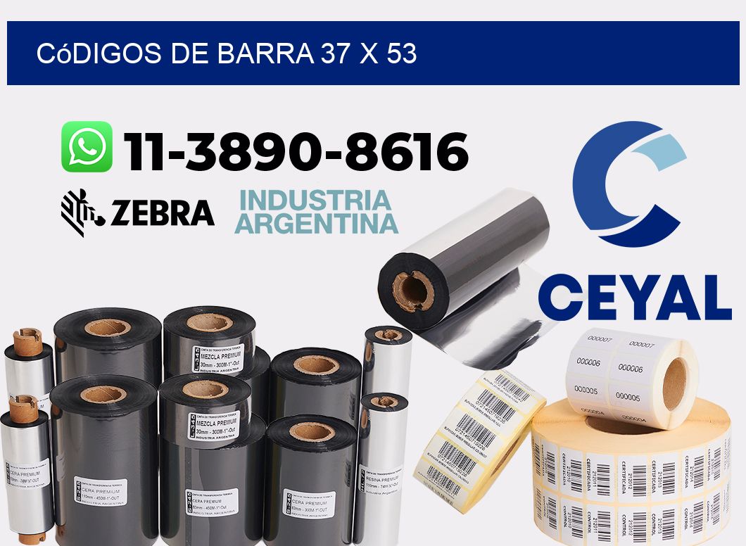 códigos de barra 37 x 53