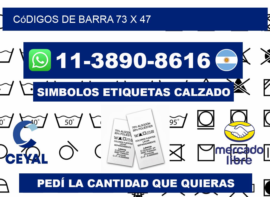 códigos de barra 73 x 47