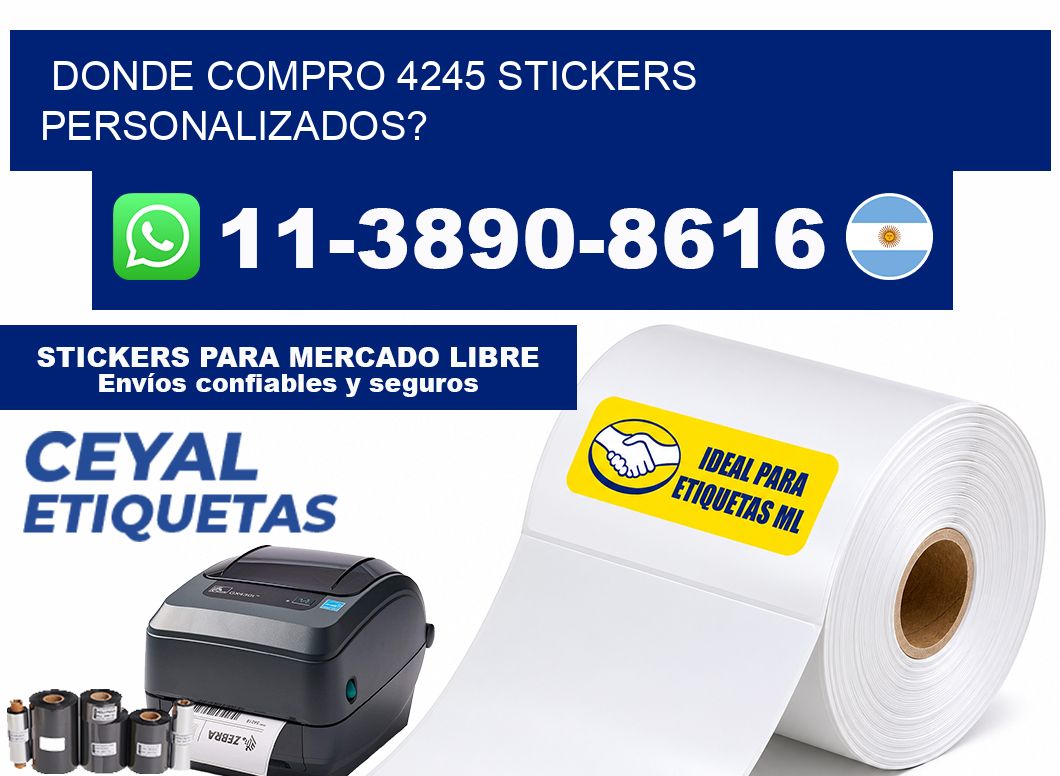 donde compro 4245 stickers personalizados?