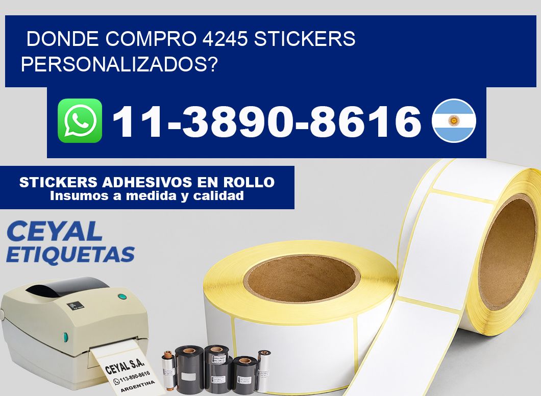 donde compro 4245 stickers personalizados?