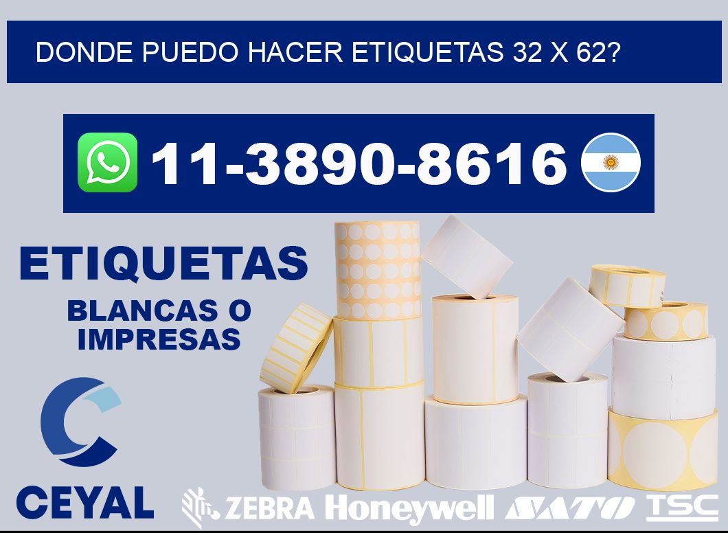 donde puedo hacer etiquetas 32 x 62?