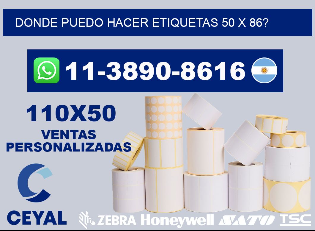 donde puedo hacer etiquetas 50 x 86?