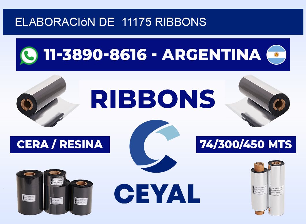 elaboración de  11175 ribbons