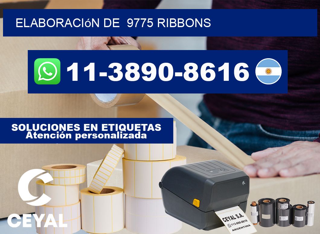 elaboración de  9775 ribbons