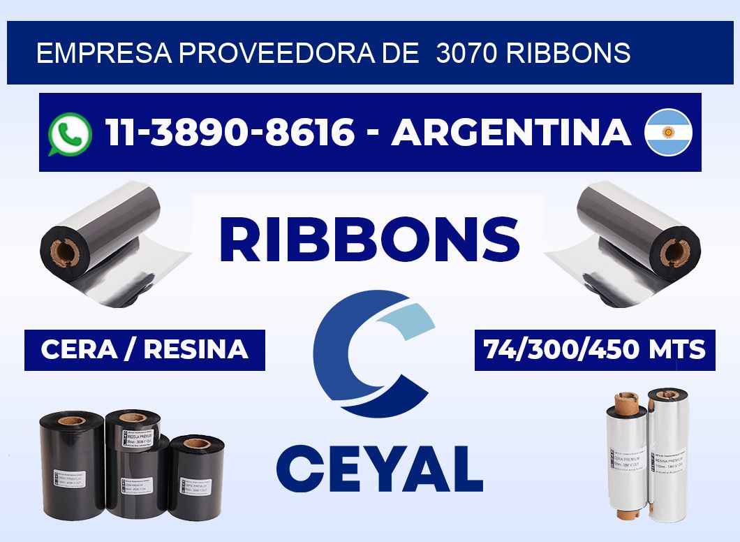 empresa proveedora de  3070 ribbons