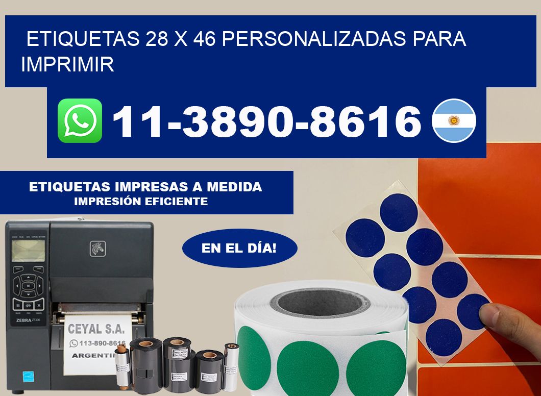 etiquetas 28 x 46 personalizadas para imprimir