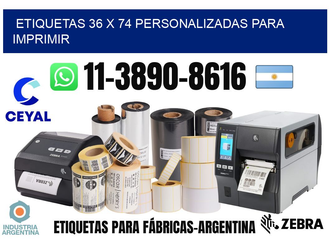 etiquetas 36 x 74 personalizadas para imprimir