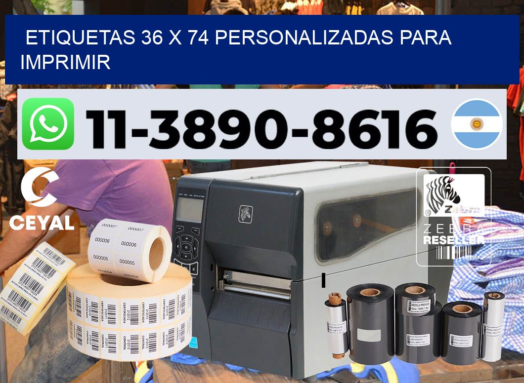 etiquetas 36 x 74 personalizadas para imprimir