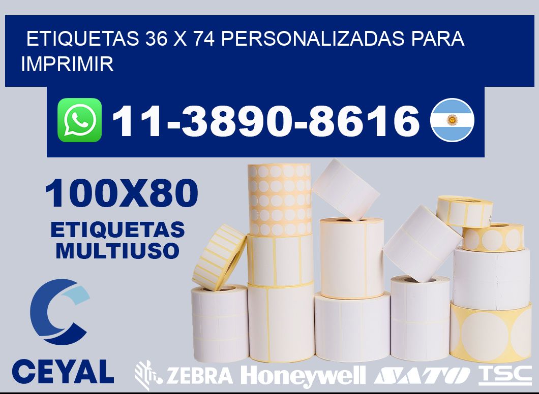 etiquetas 36 x 74 personalizadas para imprimir