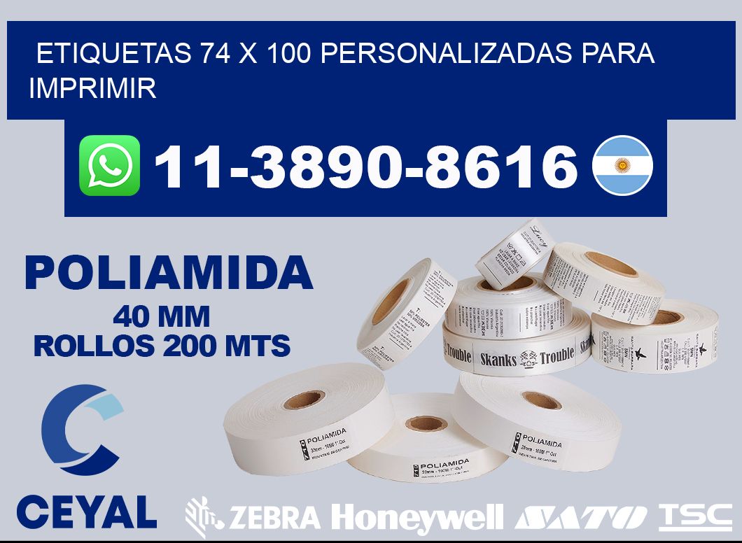 etiquetas 74 x 100 personalizadas para imprimir