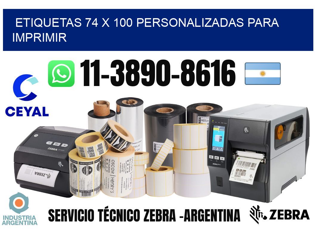 etiquetas 74 x 100 personalizadas para imprimir