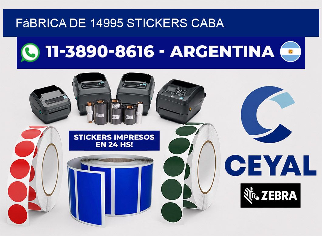 fábrica de 14995 stickers CABA