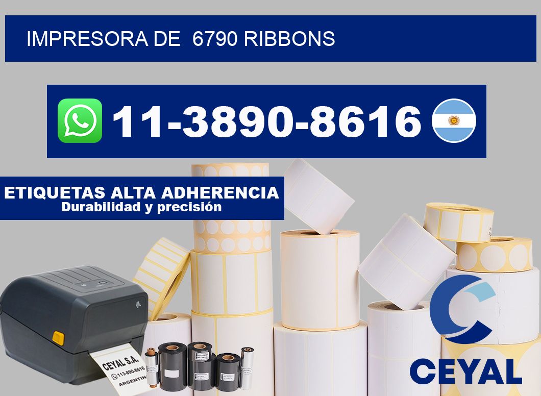 impresora de  6790 ribbons