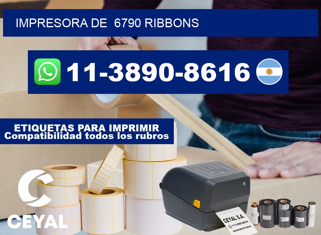 impresora de  6790 ribbons