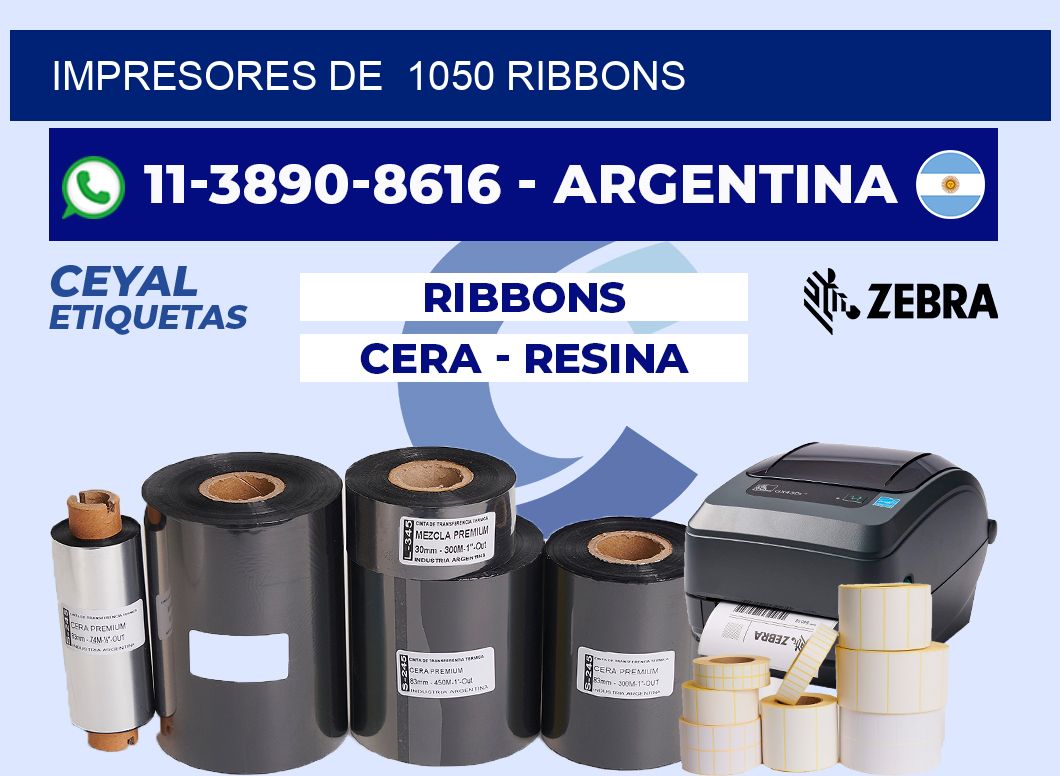 impresores de  1050 ribbons