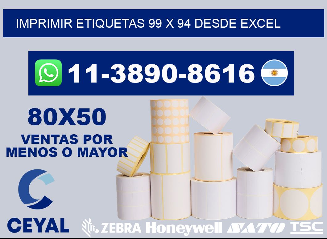 imprimir etiquetas 99 x 94 desde excel