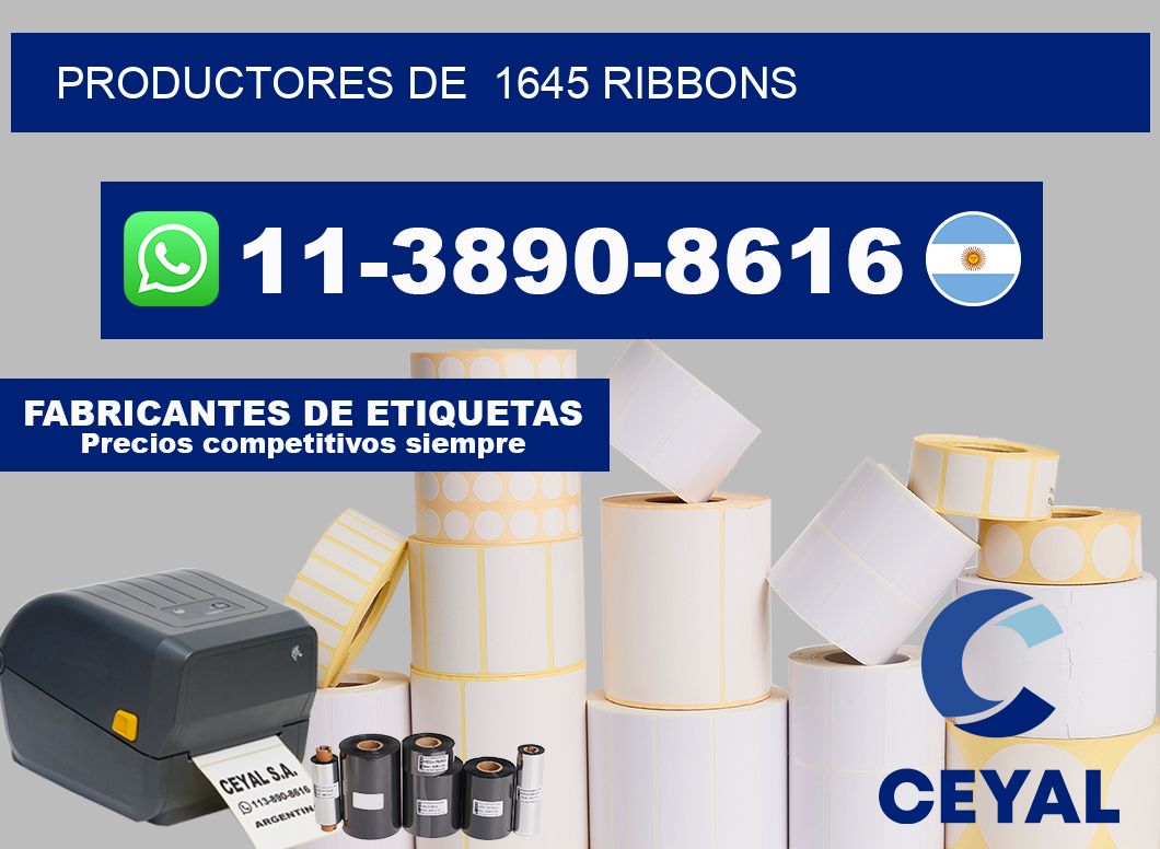productores de  1645 ribbons