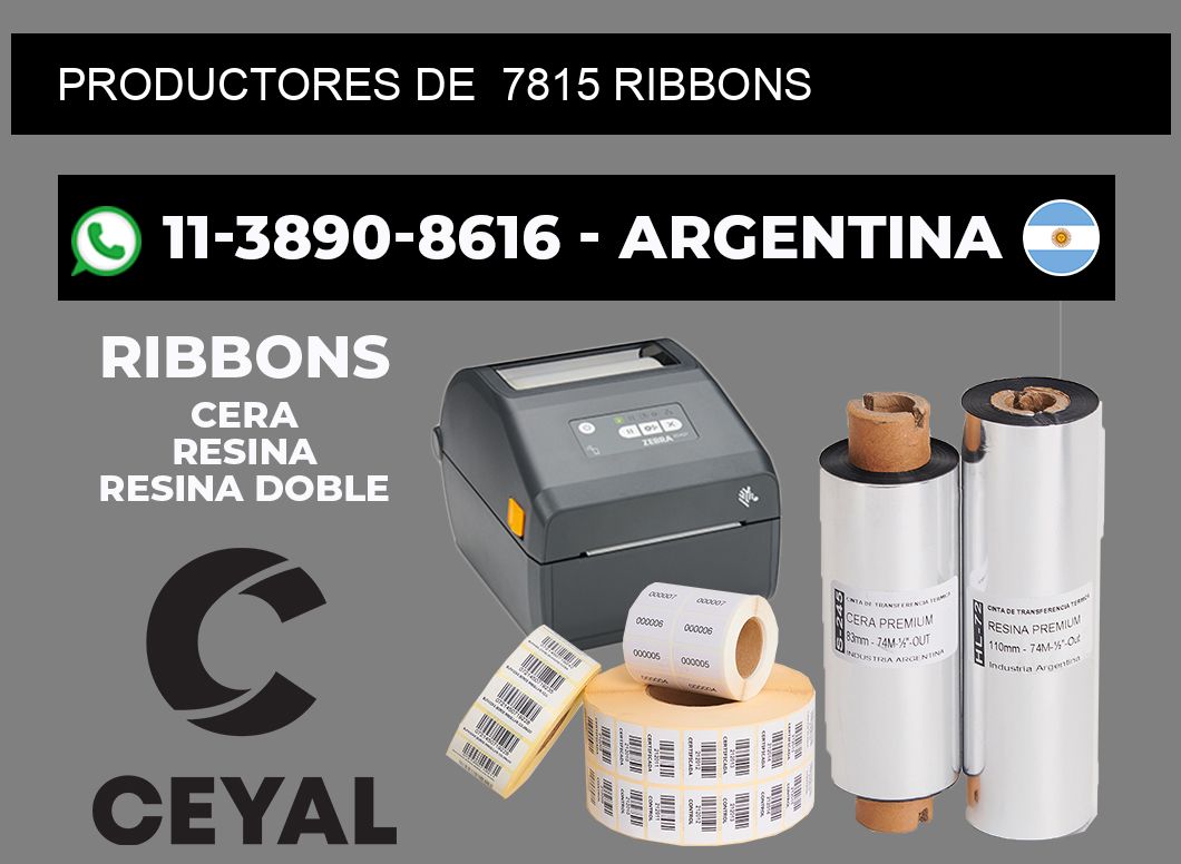 productores de  7815 ribbons