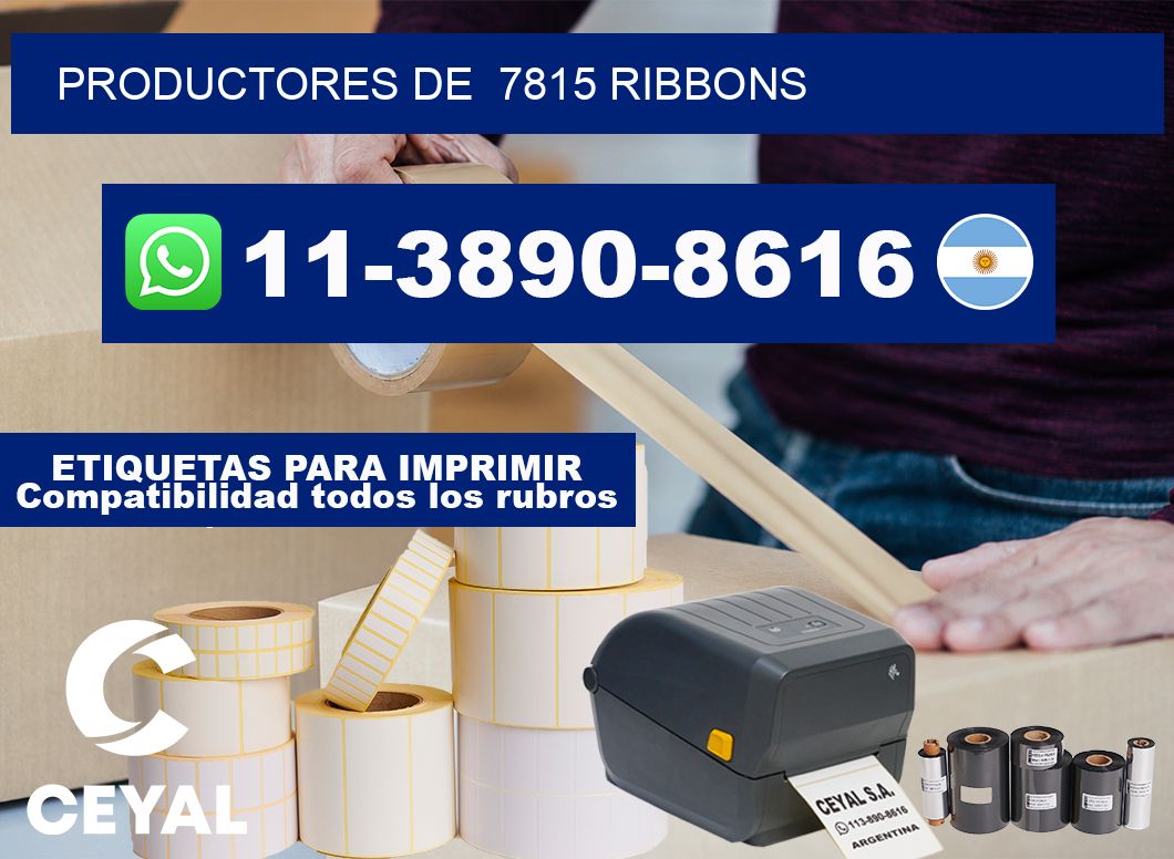 productores de  7815 ribbons