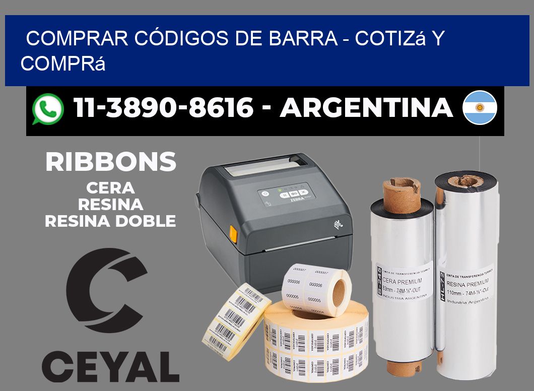 COMPRAR CÓDIGOS DE BARRA - Cotizá y comprá