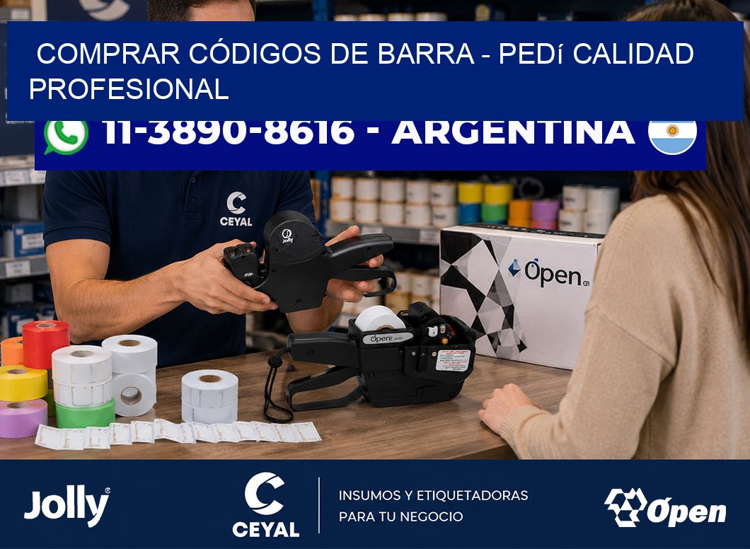 COMPRAR CÓDIGOS DE BARRA – Pedí calidad profesional
