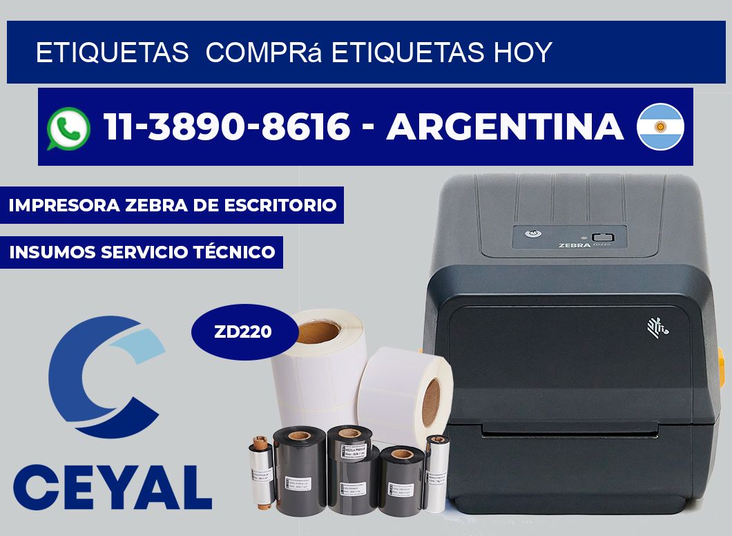 ETIQUETAS  Comprá etiquetas hoy