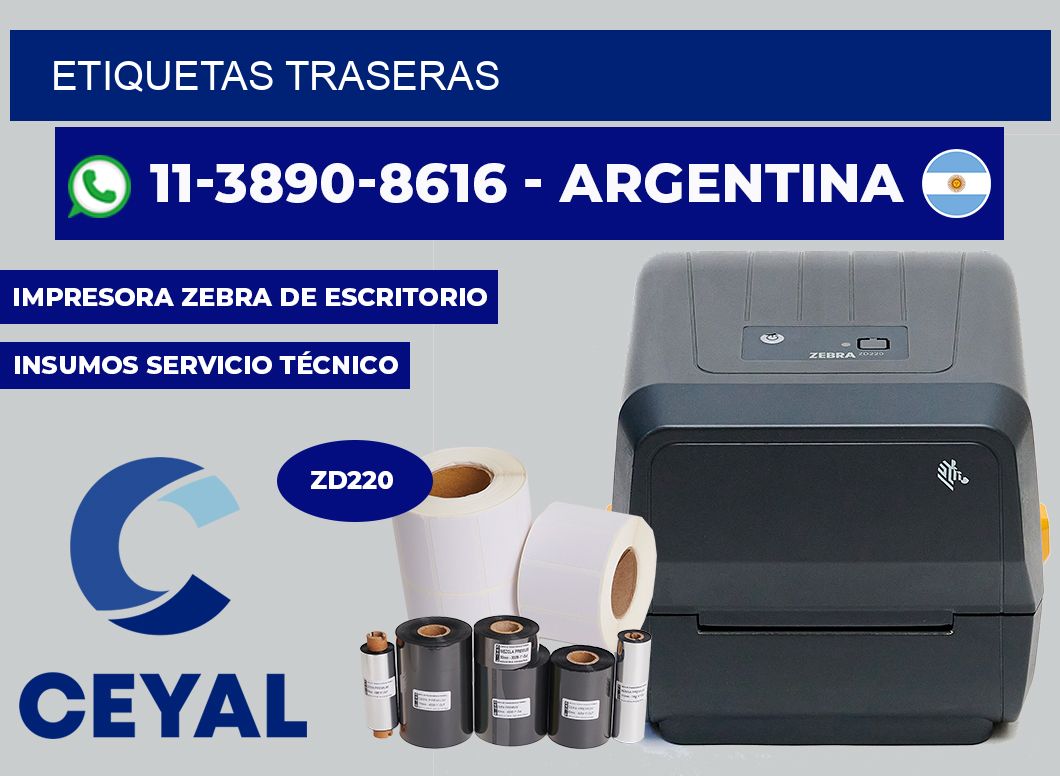 ETIQUETAS traseras