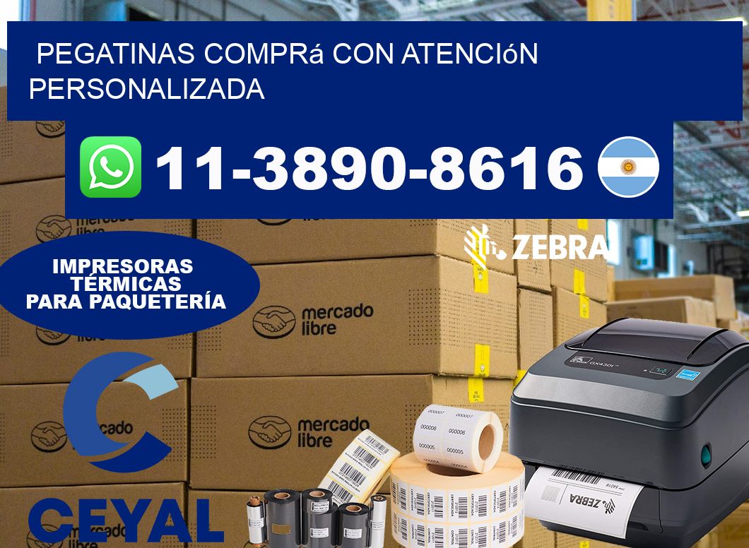 PEGATINAS Comprá con atención personalizada