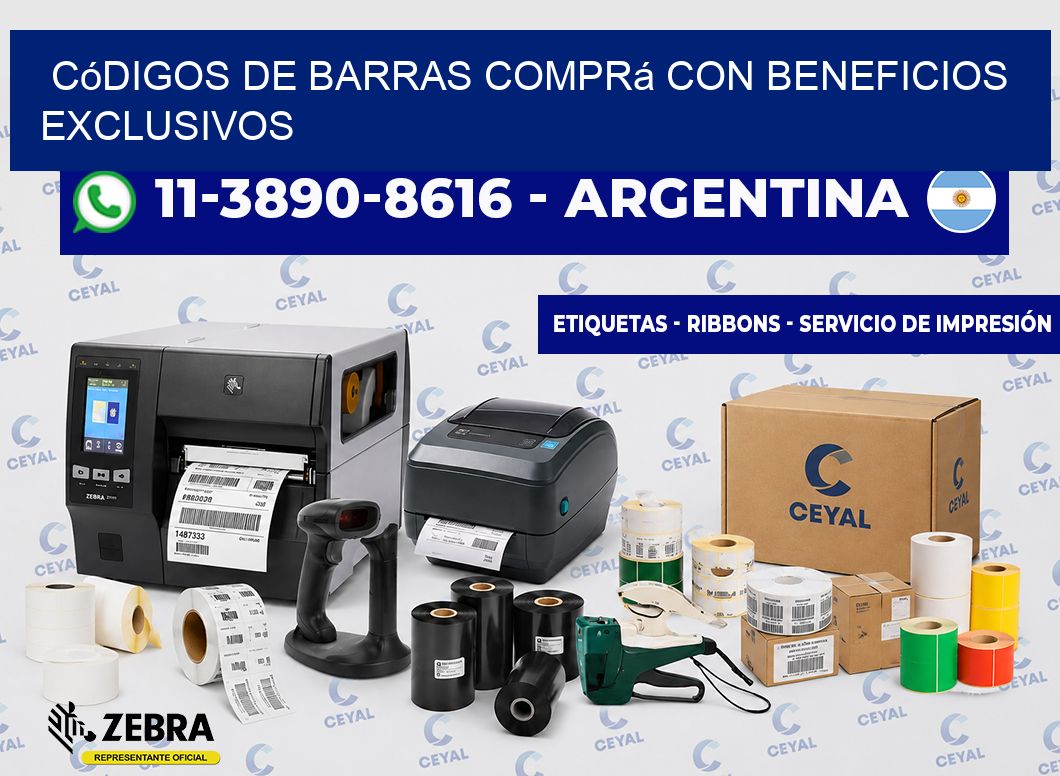 códigos de barras Comprá con beneficios exclusivos