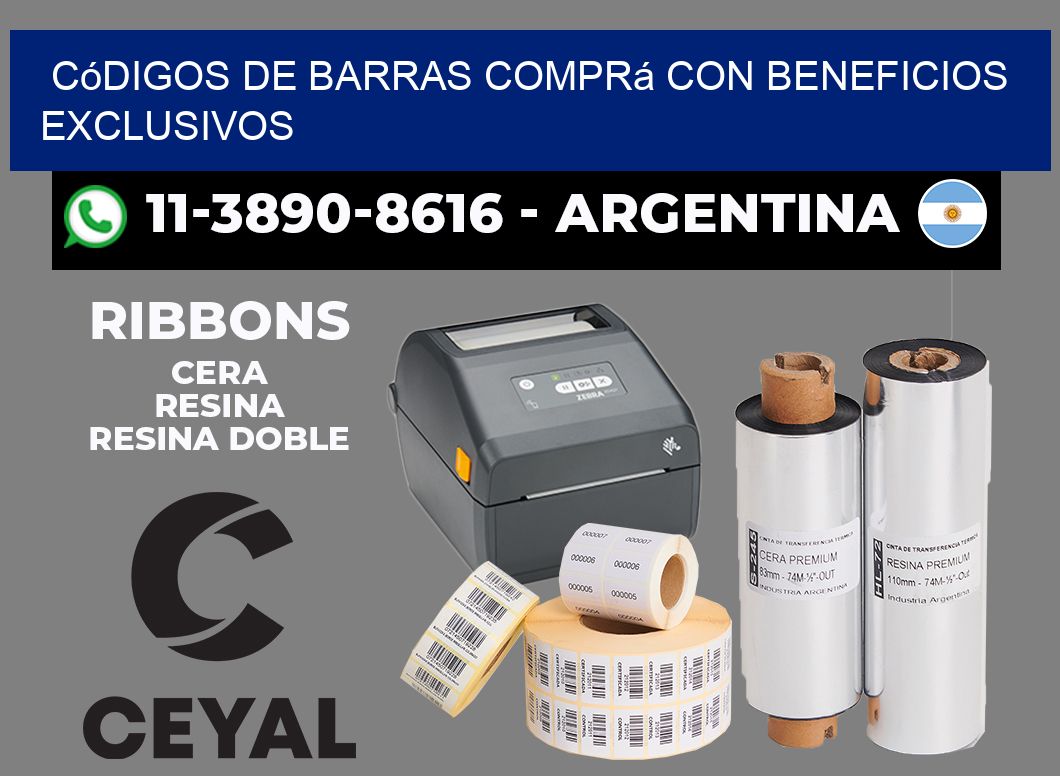códigos de barras Comprá con beneficios exclusivos