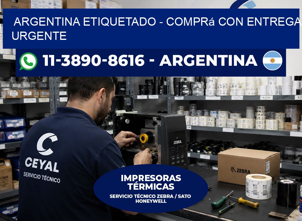 ARGENTINA ETIQUETADO - Comprá con entrega urgente