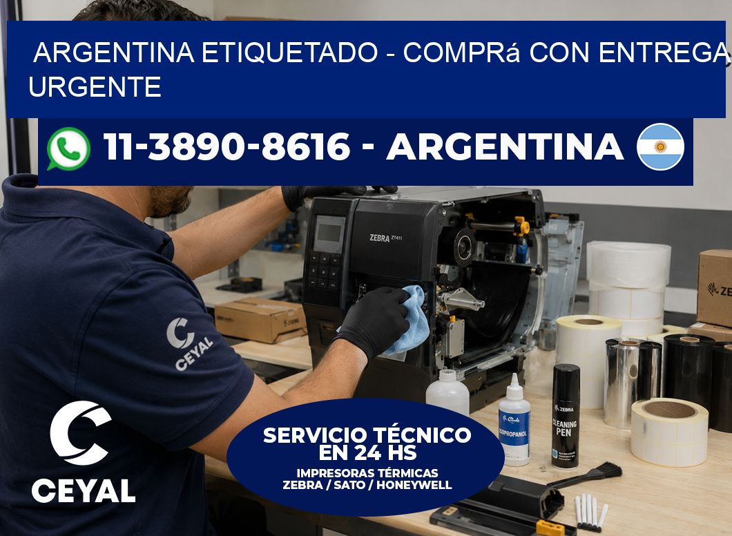 ARGENTINA ETIQUETADO - Comprá con entrega urgente