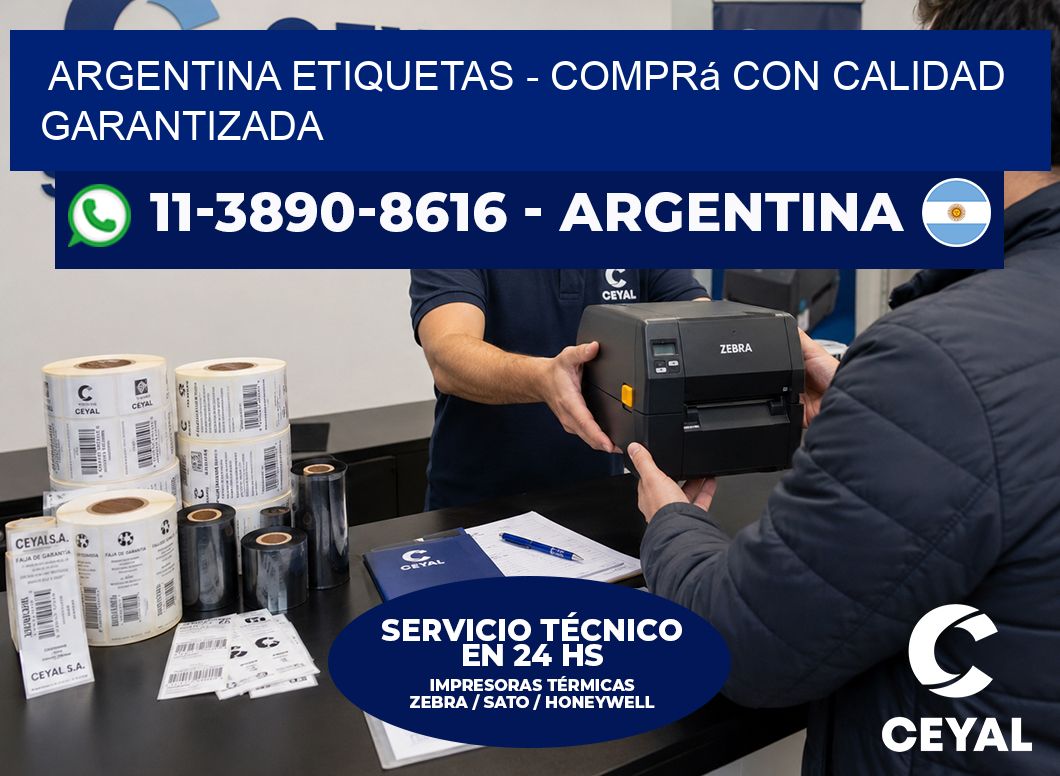 ARGENTINA ETIQUETAS - Comprá con calidad garantizada