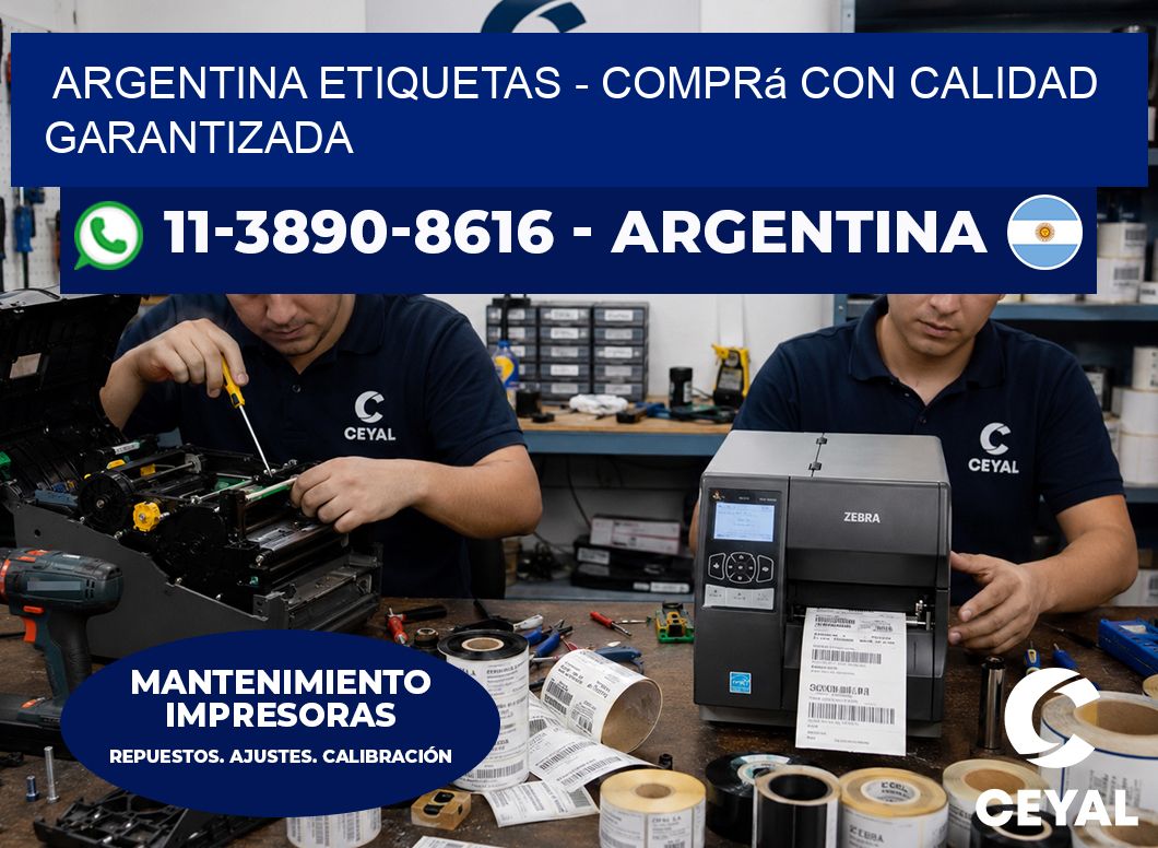 ARGENTINA ETIQUETAS - Comprá con calidad garantizada