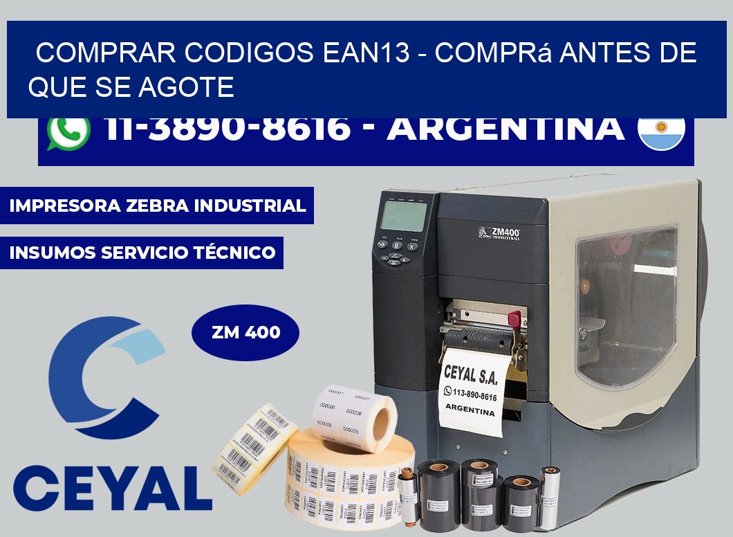 COMPRAR CODIGOS EAN13 - Comprá antes de que se agote