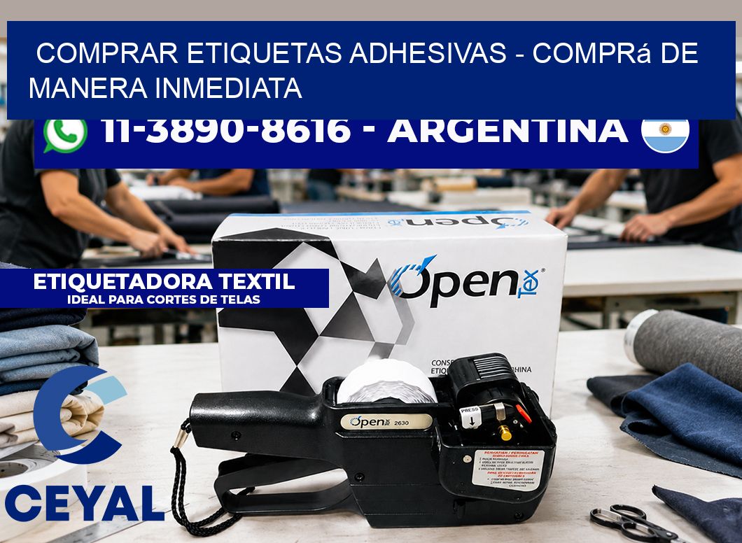 COMPRAR ETIQUETAS ADHESIVAS - Comprá de manera inmediata