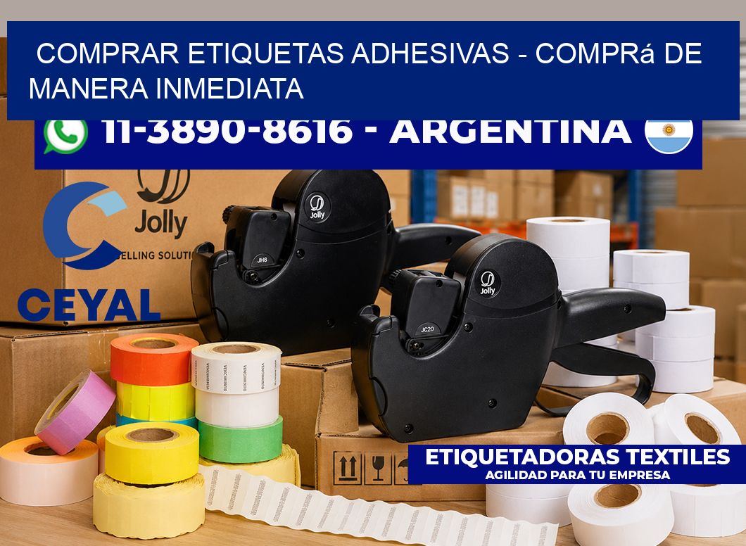 COMPRAR ETIQUETAS ADHESIVAS – Comprá de manera inmediata
