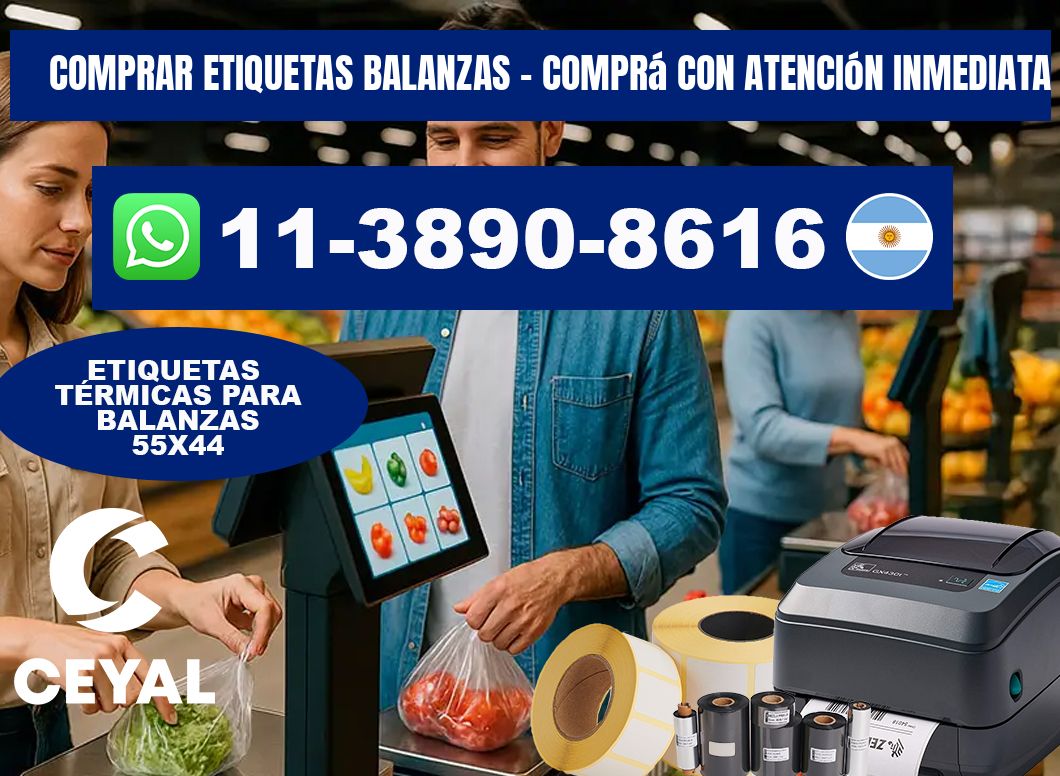 COMPRAR ETIQUETAS BALANZAS - Comprá con atención inmediata