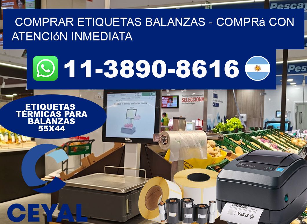 COMPRAR ETIQUETAS BALANZAS – Comprá con atención inmediata
