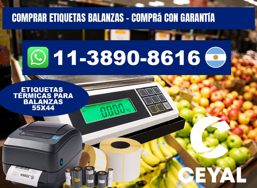 COMPRAR ETIQUETAS BALANZAS - Comprá con garantía