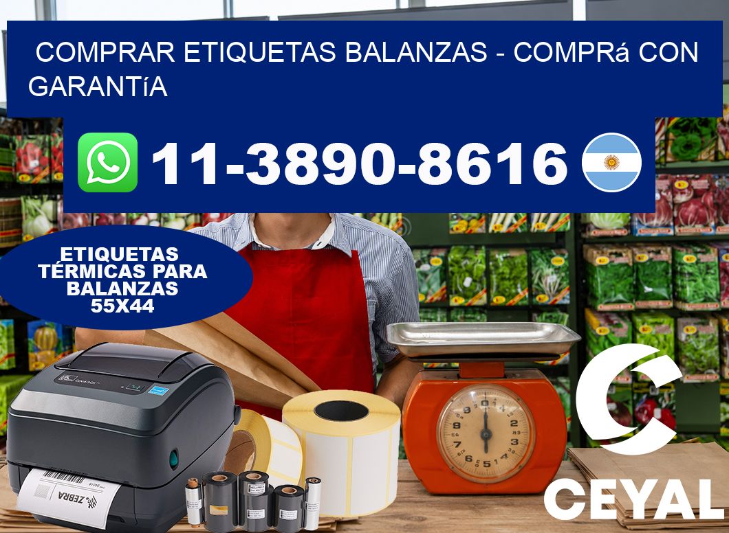 COMPRAR ETIQUETAS BALANZAS - Comprá con garantía