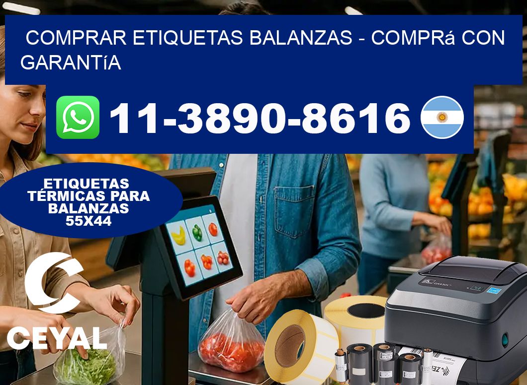 COMPRAR ETIQUETAS BALANZAS – Comprá con garantía
